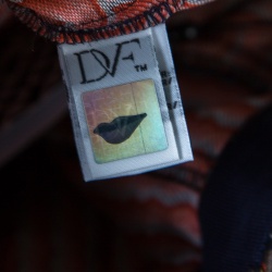 Pre Owned Diane Von Furstenberg Multicolor Patterned Jacquard Pleated Ava Skirt M