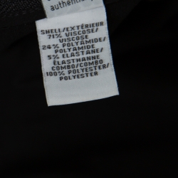 Pre Owned Diane Von Furstenberg Black Stretch Side Zip Detail Noemi Pencil Skirt L