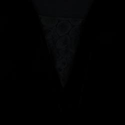 Pre Owned Diane Von Furstenberg Casey Silk Velvet Lace Dress L