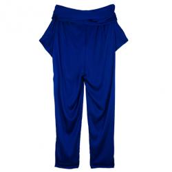 Pre Owned Diane Von Furstenberg Royal Blue Sarong Pants S