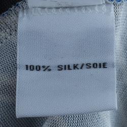 Pre Owned Diane Von Furstenberg Ruri Striped Shift Dress XL