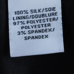 Pre Owned Diane Von Furstenberg Pink Fleurette Chiffon Dress L