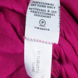 Pre Owned Diane Von Furstenberg Burgundy Zarita Lace Dress L