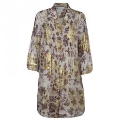 Pre Owned Diane von Furstenberg Multicolor Layla Dress L