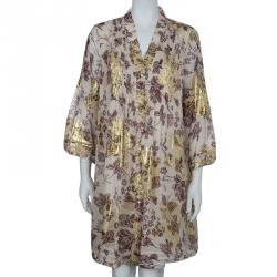 Pre Owned Diane von Furstenberg Multicolor Layla Dress L