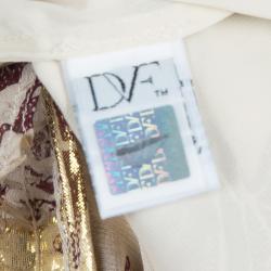 Pre Owned Diane von Furstenberg Multicolor Layla Dress L