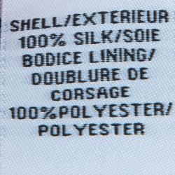 Pre Owned Diane Von Furstenberg Floral Print Davi Top L