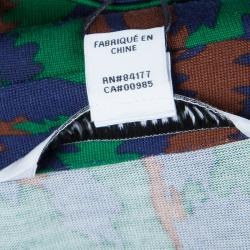 Pre Owned Diane von Furstenberg Multicolor Animal Print Savannah Wrap Dress XS