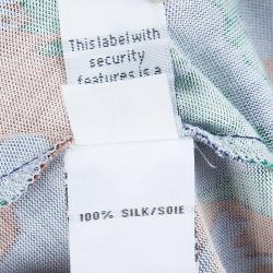 Pre Owned Diane von Furstenberg Multicolor Animal Print Savannah Wrap Dress XS