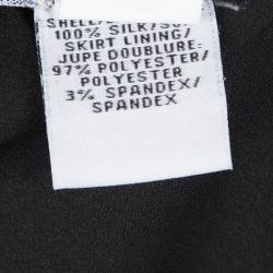 Pre Owned Diane Von Furstenberg Blue Printed Silk Irina Wrap Dress S