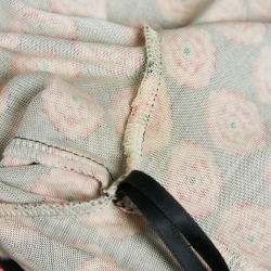 Pre Owned Diane Von Furstenberg Red Printed Jersey New Julian Wrap Dress S