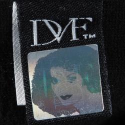 Pre Owned Diane Von Furstenberg Black Knit Elasticized Waist Stephanie Leggings S