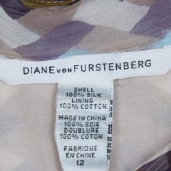Pre Owned Diane Von Furstenberg 'Nima' Dress L