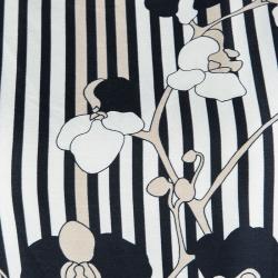 Pre Owned Diane Von Furstenberg Multicolor Printed Kimana Mikado Orchid Dress S