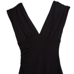 Pre Owned Diane von Furstenberg Purple Knee Length Cotton Mula Dress M