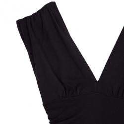 Pre Owned Diane von Furstenberg Purple Knee Length Cotton Mula Dress M