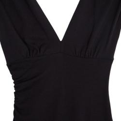 Pre Owned Diane von Furstenberg Purple Knee Length Cotton Mula Dress M