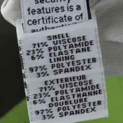 Pre Owned Diane Von Furstenberg Green Agatha Knit Sheath Dress L