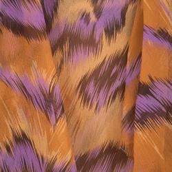 Pre Owned Diane Von Furstenberg Multicolor Printed Silk Chiffon Sleeveless Marroca Top XL