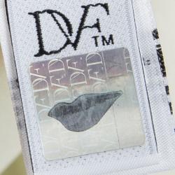 Pre Owned Diane Von Furstenberg  Cream Silk Pintuck Detail Long Sleeve Novalee Blouse M