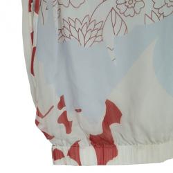 Pre Owned Diane Von Furstenberg 'Tomori' Floral Print Top XL