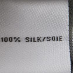 Pre Owned Diane Von Furstenberg Blue Floating Flower Print Silk Jersey Abigail Wrap Maxi Dress S