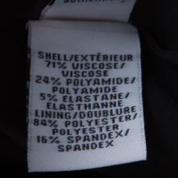 Pre Owned Diane Von Furstenberg Monochrome Colorblock Jersey Sleeveless Livvy Shift Dress M