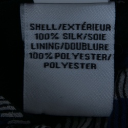 Pre Owned Diane Von Furstenberg Multicolor Printed Silk Tie Detail Saylor Blouse M