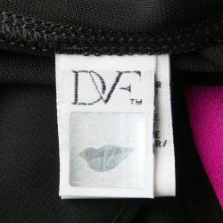 Pre Owned Diane Von Furstenberg Multicolor Printed Riviera Wrap Dress S