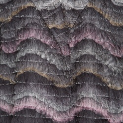 Pre Owned Diane Von Furstenberg Encore Wild Rose Fringed Floretta Coat M