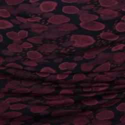 Pre Owned Diane Von Furstenberg Red Bentley Ruched Dress M