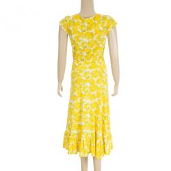Pre Owned Diane Von Furstenberg 'Montana' Floral Print Dress S