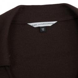 Pre Owned Diane Von Furstenberg Utility Vintage Dress L