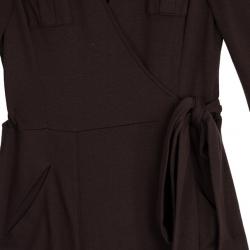 Pre Owned Diane Von Furstenberg Utility Vintage Dress L