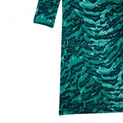 Pre Owned Diane Von Furstenberg Oletta Printed Dress M