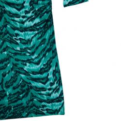 Pre Owned Diane Von Furstenberg Oletta Printed Dress M