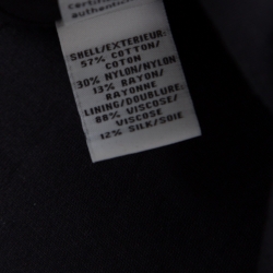 Pre Owned Diane Von Furstenberg Black Floral Lace Zarita Scoop Dress L