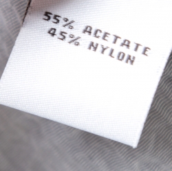 Pre Owned Diane Von Furstenberg Off White Crinkled Sheer Christian Blazer S