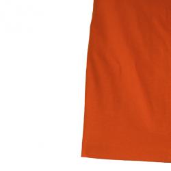 Pre Owned Diane Von Furstenberg Orange Belted Delion Skirt S