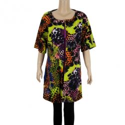 Pre Owned Diane Von Furstenberg Vintar Printed Jacket S