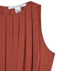 Pre Owned Diane Von Furstenberg Coral Mikaela Dress M