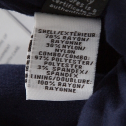 Pre Owned Diane von Furstenberg Navy Blue Floral Lace Julianna Wrap Maxi Dress M