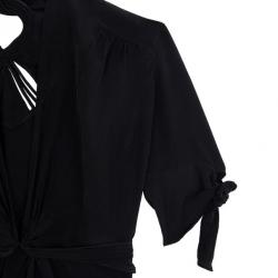 Pre Owned Diane Von Furstenberg Corrine Wrap Dress S