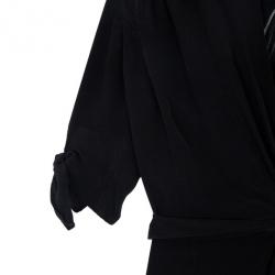 Pre Owned Diane Von Furstenberg Corrine Wrap Dress S