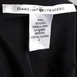 Pre Owned Diane Von Furstenberg Corrine Wrap Dress S