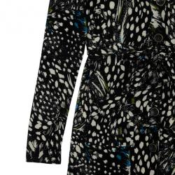 Pre Owned Diane Von Furstenberg Wild Quail Fraseire Button Down Cardigan Size M