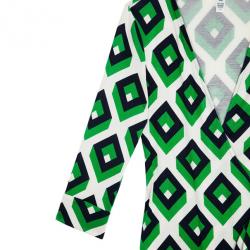 Pre Owned Diane Von Furstenberg Vintage Julian Cube Dress S