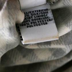 Pre Owned Diane Von Furstenberg Black and White Checkered Silk Davina Maxi Dress M