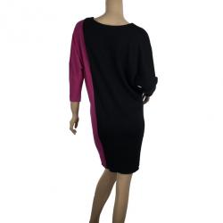 Pre Owned Diane Von Furstenberg Clem Colorblock Dress S