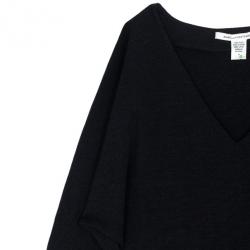 Pre Owned Diane Von Furstenberg Clem Colorblock Dress S